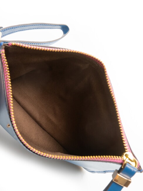 CHIARA Pochette din piele blugi scurti aur - Genți femei