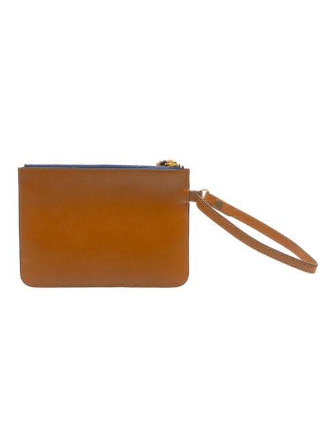 CHIARA Pochette din piele Cognac / Aur - Genți femei