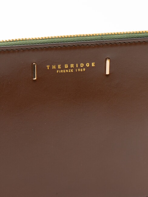 CHIARA Pochette din piele BROWN - Genți femei