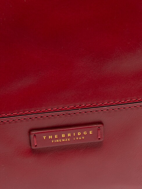 ELETTRA Rucsac rotund din piele boabe abb. aur - Genți femei