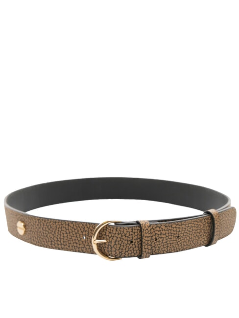 GRAFFITI Cureaua cu crampoane natural op / negru - Curele