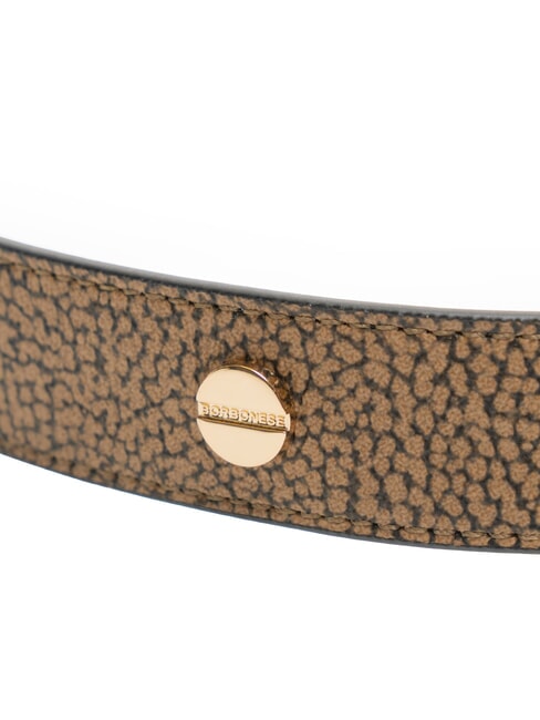 GRAFFITI Cureaua cu crampoane natural op / negru - Curele