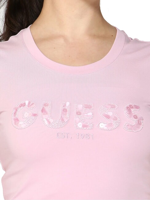 CN SS LOGO Tricou cu maneca scurta crema de liliac - tricou