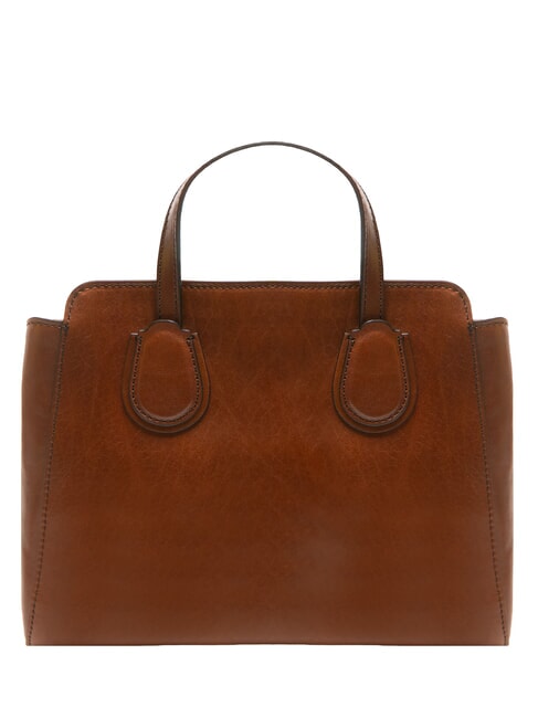 ELETTRA Geanta de mana, cu bareta de umar BROWN - Genți femei