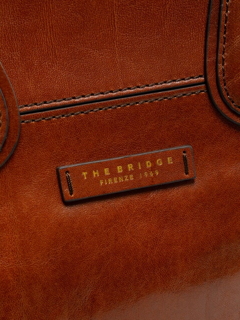 ELETTRA Geanta de mana, cu bareta de umar BROWN - Genți femei