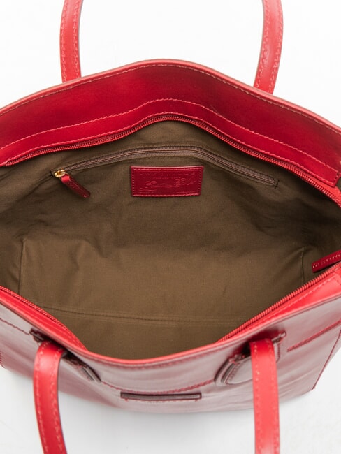 ELETTRA Geanta de cumparaturi din piele boabe abb. aur - Genți femei