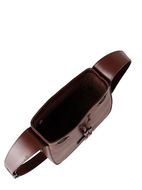 CARLOTTA Geantă de umăr tip bucket BROWN - Genți femei