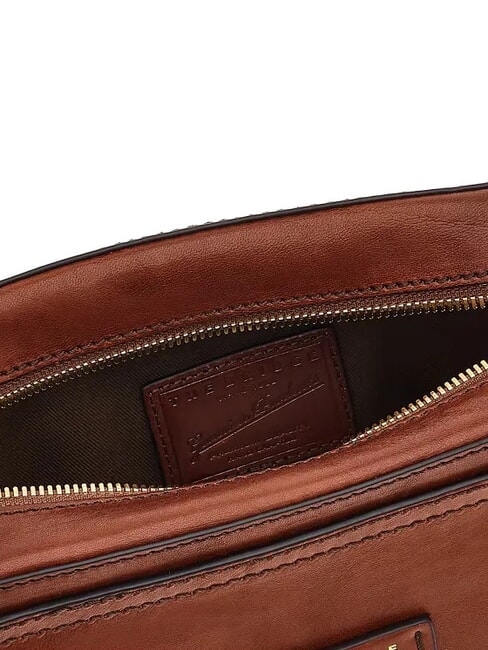 ALBERTO Geanta de frumusete din piele BROWN - Truse de toaletă