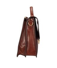 THE BRIDGE DANTE Servieta din piele pentru laptop de 15". BROWN - Serviete birou - 3