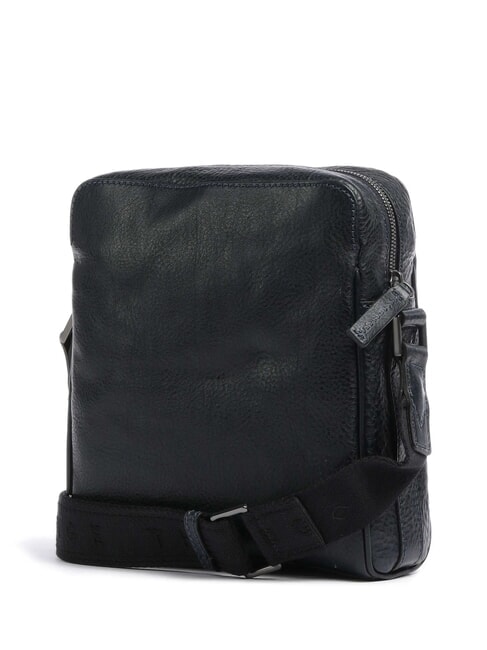 FABIO Geanta din piele albastru / ruten - Genți de umăr bărbați