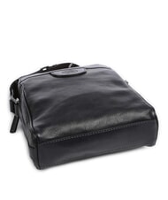 THE BRIDGE FABIO Geanta din piele albastru / ruten - Genți de umăr bărbați - 5