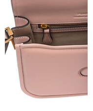 PINKO LOVE BOX Mini geantă nappa cu clapă pulbere-aur antic - Genți femei - 4