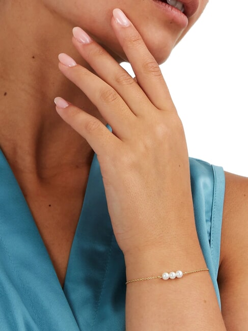 PERLE CONTEMPORARY Bratara de argint  aur - Brățări