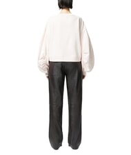 PINKO CERESOLE  Hanorac roz-brun pal - Hanorace pentru femei - 2