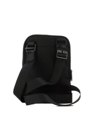 PIQUADRO WOODY Geanta din piele si stofa negru - Genți de umăr bărbați - 3