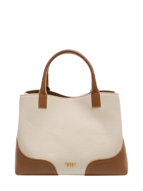 CECILIA Geantă de pânză cu curea de umăr PIELE - Genți femei