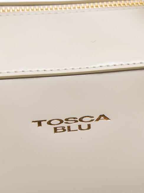 KORA Geanta portbagaj din piele cu curea de umar fildeș alb - Genți femei