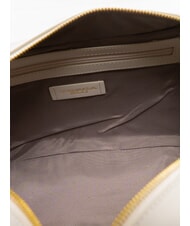 TOSCA BLU KORA Geanta portbagaj din piele cu curea de umar fildeș alb - Genți femei - 5