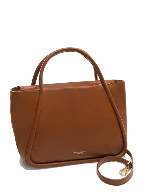 CLOE Geanta de mana din piele cu bareta de umar PIELE - Genți femei