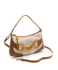 TOSCA BLU CECILIA Geantă de umăr din pânză cu curea de umăr PIELE - Genți femei - 3