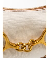 TOSCA BLU CECILIA Geantă de umăr din pânză cu curea de umăr PIELE - Genți femei - 4