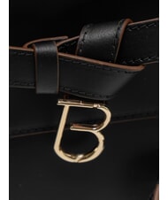 TOSCA BLU AMELIA Geanta de umar din piele cu farmec negru - Genți femei - 3