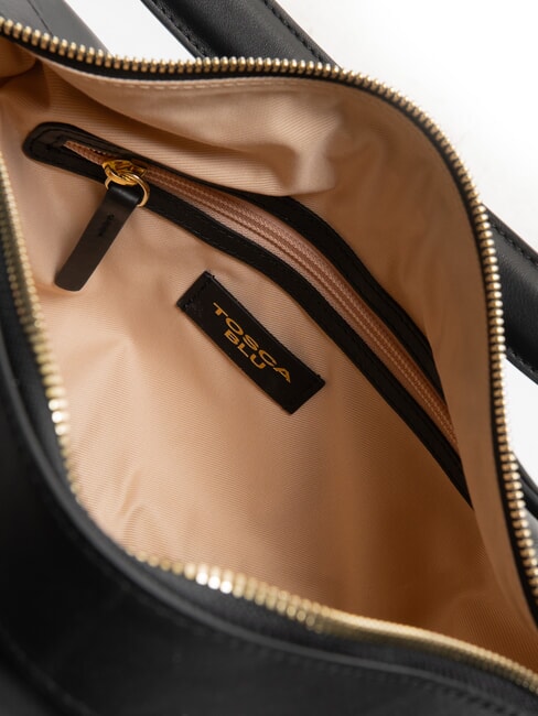 ANGIE Geanta de umar din piele negru - Genți femei