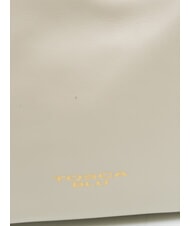 TOSCA BLU ANGIE Geantă mică de umăr din piele fildeș alb - Genți femei - 3