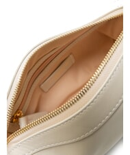 TOSCA BLU ANGIE Geantă mică de umăr din piele fildeș alb - Genți femei - 5