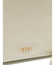 TOSCA BLU BEATRICE Geanta din piele cu maner si curea de umar fildeș alb - Genți femei - 3