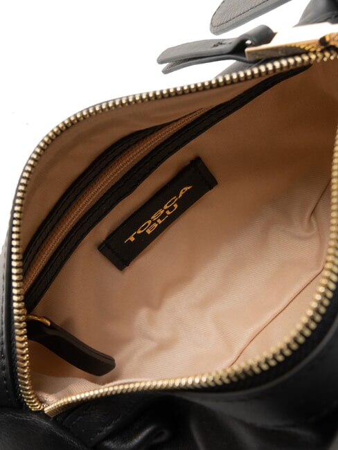 ANGIE Geantă mică de umăr din piele negru - Genți femei