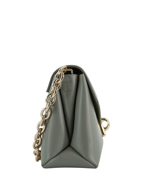 MERIDIANA  Geanta din piele cu bareta de umar agaveb - Genți femei