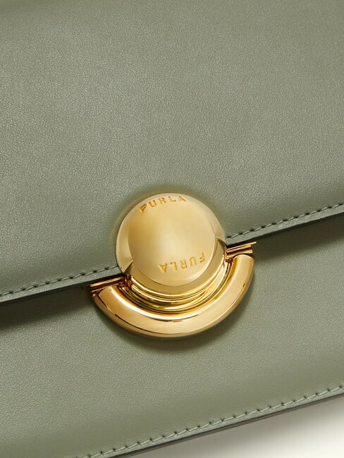 SFERA Geanta de umar din piele cu clapa agaveb - Genți femei