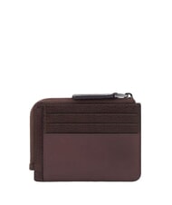 PIQUADRO PAAVO  Suport card din piele / poseta pentru monede MORO - Portofele bărbați - 2