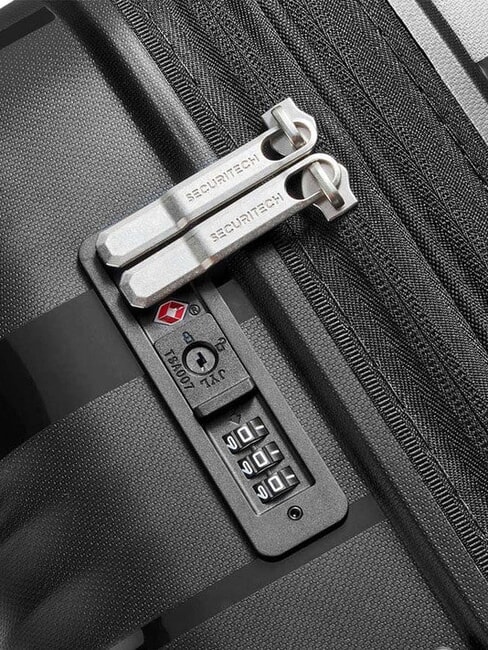 SECURITECH DUNE Cărucior mediu extensibil negru - Trolere rigide