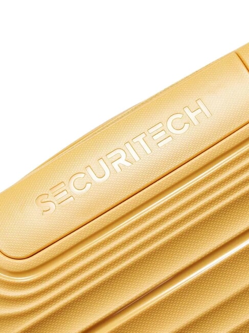 SECURITECH DUNE Cărucior pentru bagaje de m&acirc;nă extensibil galben - Bagaje de m&acirc;nă