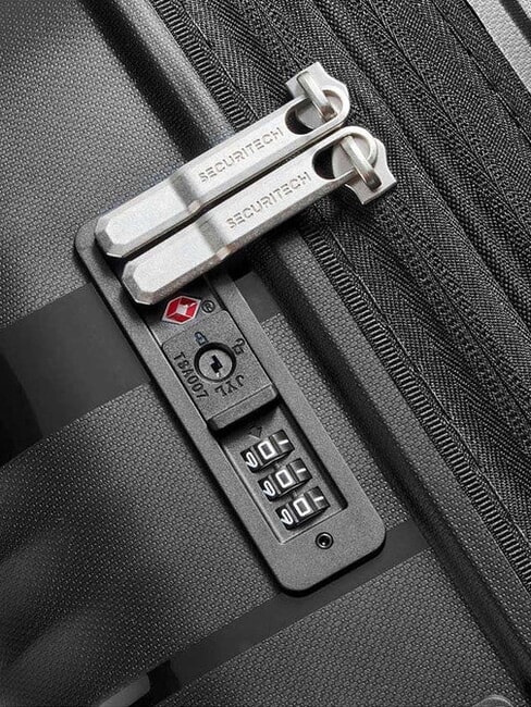 SECURITECH DUNE Cărucior mare extensibil negru - Trolere rigide