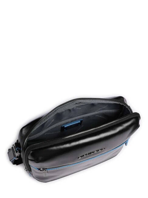 BLUE SQUARE  Geanta iPad cu buzunar pentru airpod negru - Genți de umăr bărbați