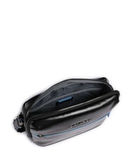 PIQUADRO BLUE SQUARE  Geanta iPad cu buzunar pentru airpod negru - Genți de umăr bărbați - 4