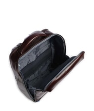 PIQUADRO BLUE SQUARE Rucsac din piele pentru laptop de 15,6". MAHOGANY - Rucsacuri pentru laptop - 3