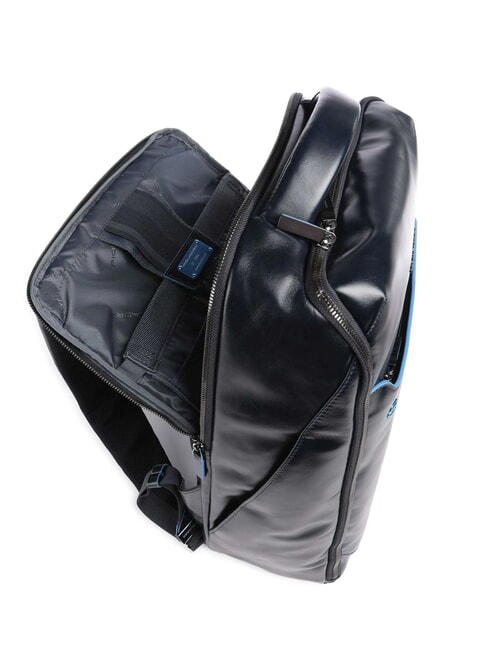 BLUE SQUARE Rucsac din piele pentru laptop de 15,6". albastru - Rucsacuri pentru laptop