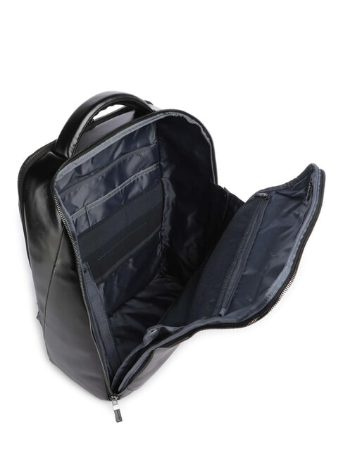 BLUE SQUARE Rucsac din piele pentru laptop de 15,6". negru - Rucsacuri pentru laptop