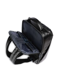 PIQUADRO BLUE SQUARE Rucsac din piele pentru laptop de 15,6". negru - Rucsacuri pentru laptop - 4