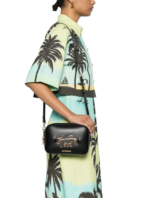 CURSIVE LOGO Mini Geanta de umar negru - Genți femei