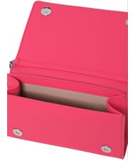 LOVE MOSCHINO CHAIN Lettering Geanta de umar fucsie - Genți femei - 4