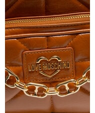LOVE MOSCHINO GOLD CHAIN Rucsac nuci - Genți femei - 3
