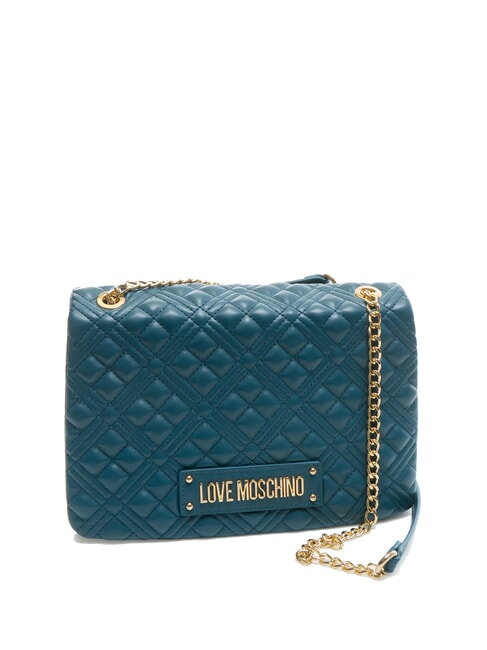 QUILTED Convertible Geantă de umăr/încrucișată smarald - Genți femei