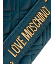 LOVE MOSCHINO QUILTED Convertible Geantă de umăr/încrucișată smarald - Genți femei - 3