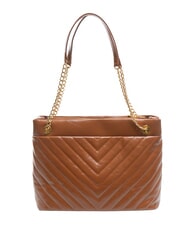 LOVE MOSCHINO CITY POCKETS Geantă de cumpărături matlasată nuci - Genți femei - 4