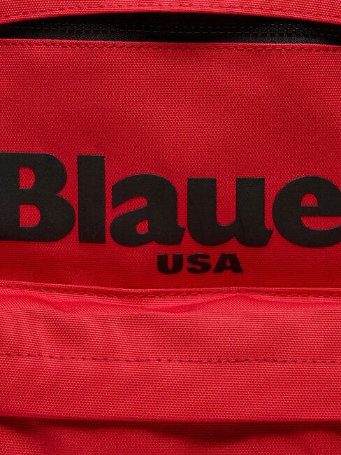 BASIC Rucsac cu imprimeu maxi logo roşu - Rucsacuri pentru școală și timp liber